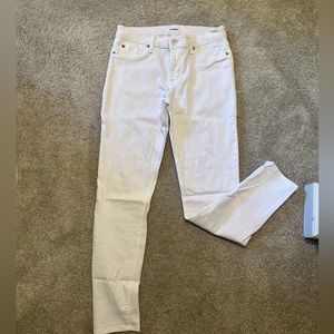 Crisp white Hudson jeans